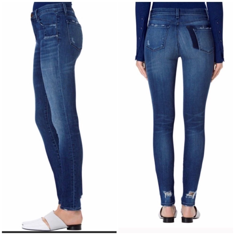 J Brand  Super‎ Skinny Gone 620 Mid -Rise Jeans  Stretch 25
